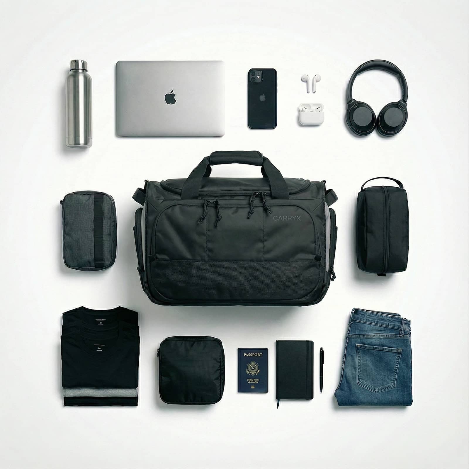 What to pack in a personal item bag - CARRYX Personal Duffel 27L what fits in the bag