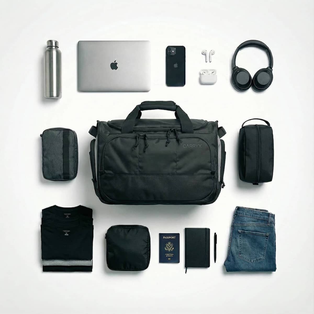 What to pack in a personal item bag - CARRYX Personal Duffel 27L what fits in the bag
