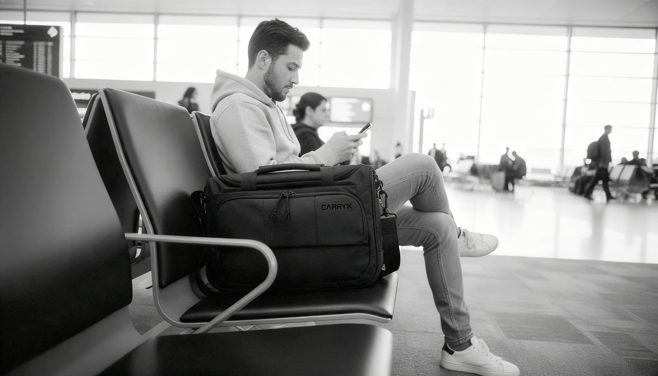 CARRYX Personal Duffel 27L underseat travel bag airport